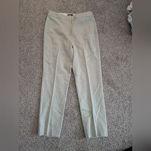 J.Crew Kate Straight Leg Linen Blend Pant